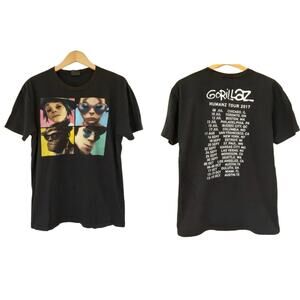 GORILLAZ Concert Rare Authentic Double Sided T-Shirt from 2017, Unisex Medium